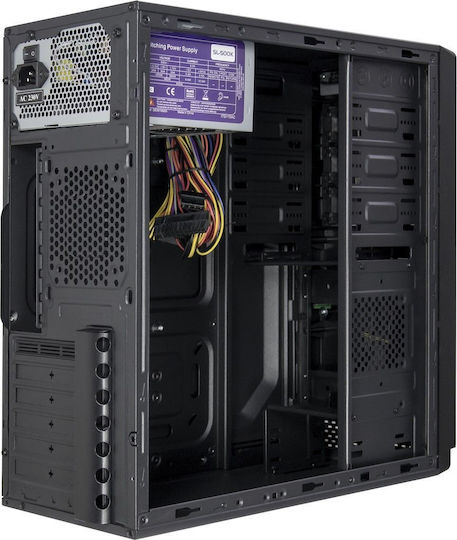 Inter-Tech IT-5916 Midi Tower Κουτί Υπολογιστή Μαύρο
