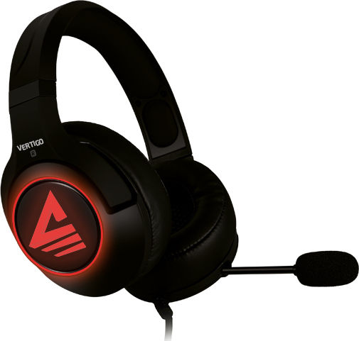 Savio Vertigo Über Ohr Gaming-Headset mit Verbindung USB Rot