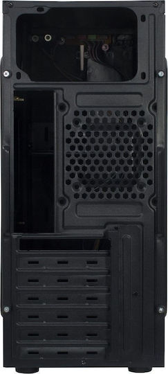 Inter-Tech B-42 RGB Gaming Midi-Turm Computergehäuse mit Seitenfenster Schwarz