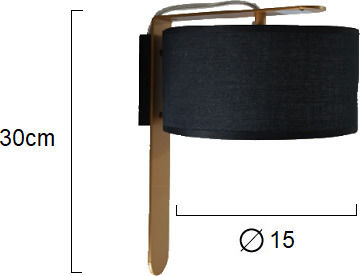 Gallis Hanger G9 Leuchte Wand Schwarz Gallis Hanger G9 Leuchte Wand Schwarz