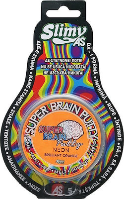 AS Slime Super Brain Putty Neon Slimy για Παιδιά 3+ Ετών (Διάφορα Σχέδια) 1τμχ