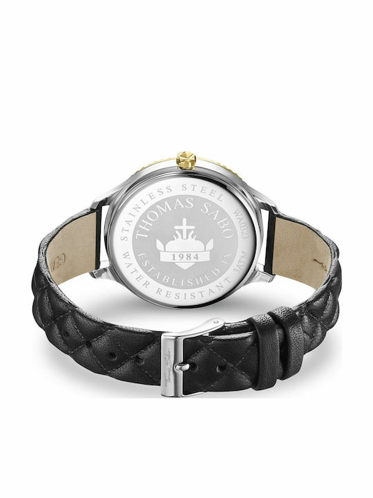 Thomas Sabo Rebel At Heart Ceas cu Mecanism pe Baterie