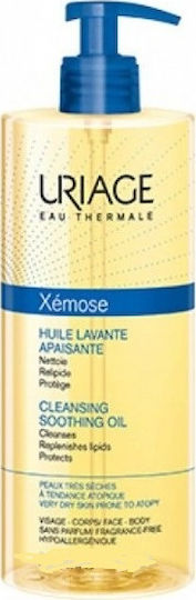 Uriage Xemose Cleansing Soothing Oil with Shea Butter for Nourishing 1000ml