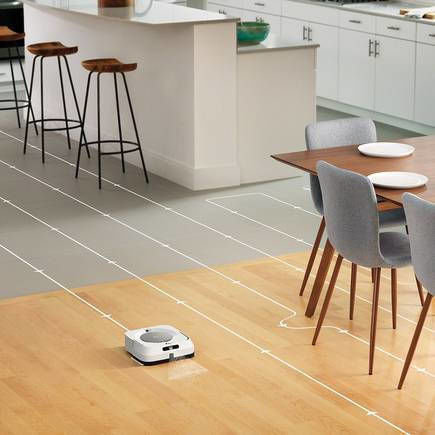 iRobot Braava Jet M6 Σκούπα Ρομπότ με Οπτική Χαρτογράφηση Λευκή