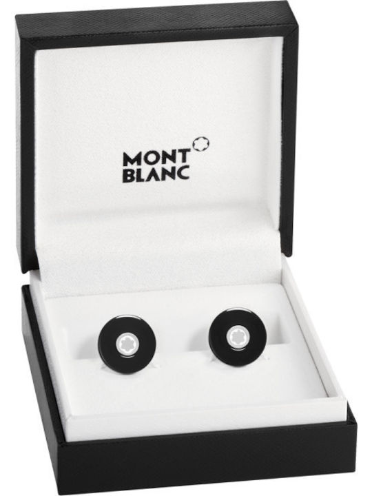 MontBlanc Мансети от Inox в Черен Цвят