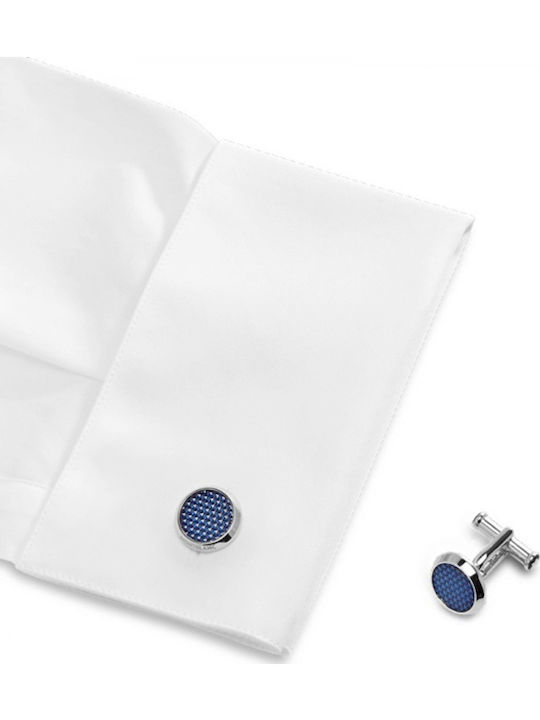 MontBlanc Meisterstuck Cufflinks from Silver in Blue Color