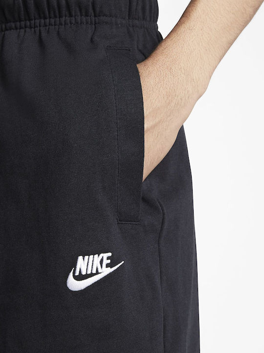 Sportswear Club Αθλητική Ανδρική Βερμούδα Μαύρη