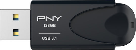 PNY Attaché 4 128GB USB 3.1 Stick Μαύρο