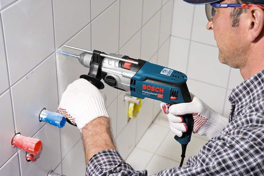 Bosch GSB 20-2 Professional Schlag Bohrer 850W mit Koffer und mit Satz mit 7 Schreibfedern