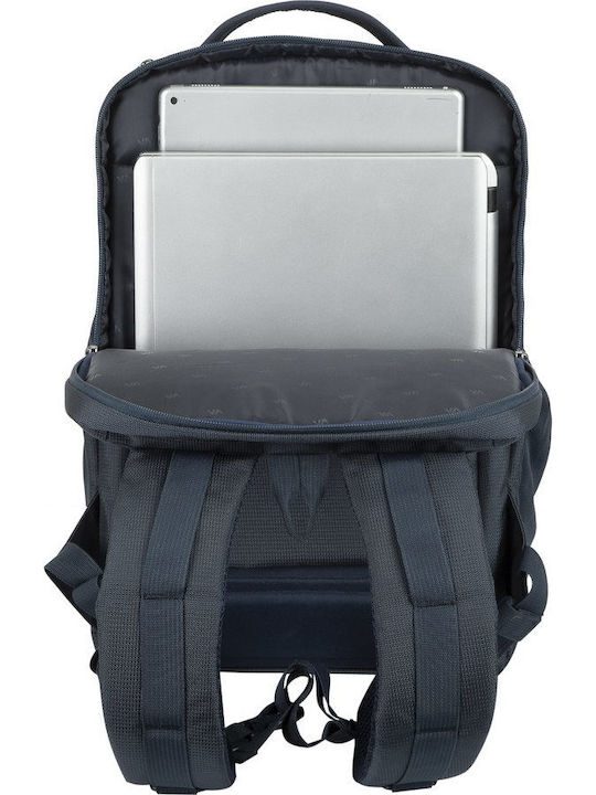 Rivacase Borneo Gaming Backpack Αδιάβροχη Τσάντα για Laptop 17.3" με Θύρα USB Dark Blue