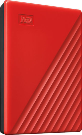 Western Digital My Passport (2019) USB 3.2 Външен HDD 2000ГБ 2.5" Червен