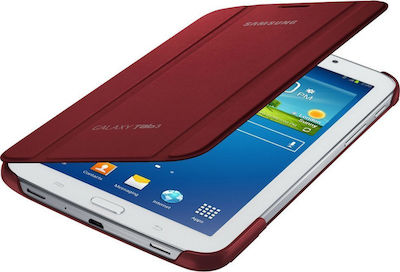 Samsung Cover Klappdeckel Synthetisches Leder Rot (Galaxy Tab 3 7.0) EF-BT210BREGWW