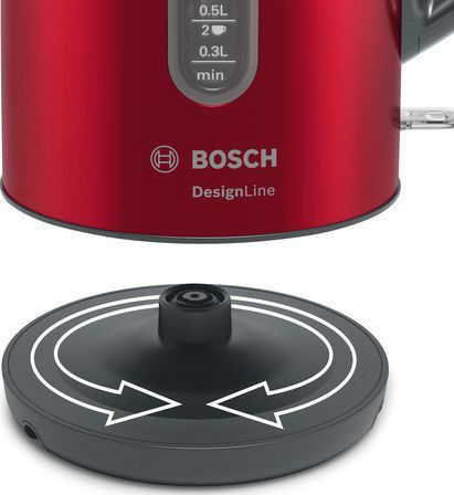 Bosch Електрическа Кана 1.7л 2400W Червена