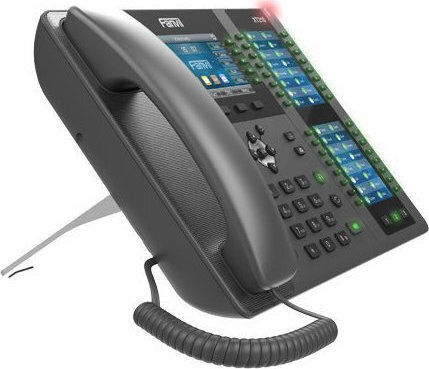 Fanvil X210 Verkabelt IP-Telefon mit 20 Linien in Schwarz