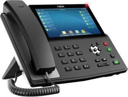 Fanvil X7 Verkabelt IP-Telefon mit 20 Linien in Schwarz