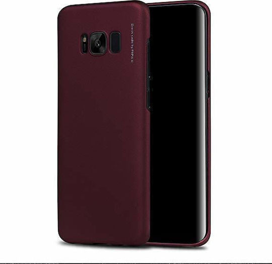 X-Level Knight Series Back Cover Silicone 0.8mm Burgundy (Galaxy S8+)