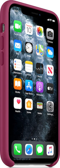 Apple Back Cover Silicone Burgundy (iPhone 11 Pro)