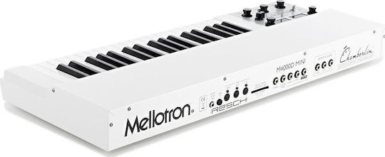 Mellotron Synthesizer M4000D Mini mit 37 Semi-Weighted Tasten Weiß