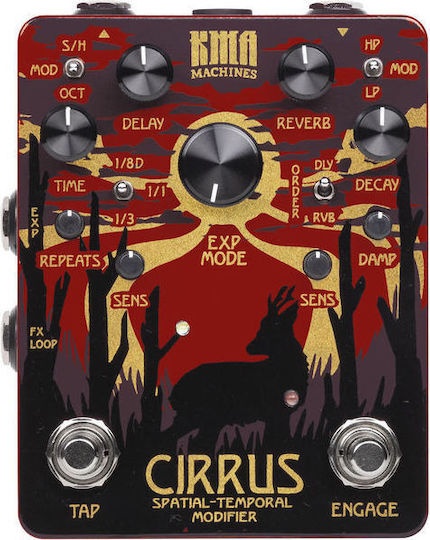 KMA Audio Machines Πετάλι Delay / Reverb Ηλεκτρικής Κιθάρας Cirrus Spatial-Temporal Modifier