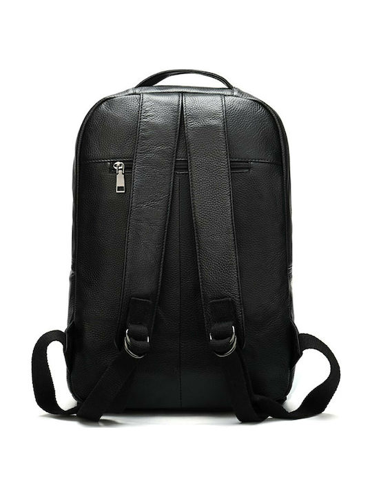Cardinal Men's Leather Backpack Black 20lt
