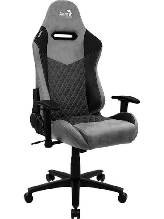 Aerocool Duke Υφασμάτινη Καρέκλα Gaming με Ρυθμιζόμενα Μπράτσα Ash Black