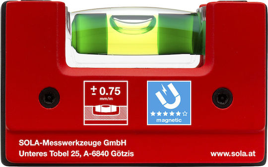 Sola Go! Magnetic Plastic Spirit Level Magnetic with 1 Eye