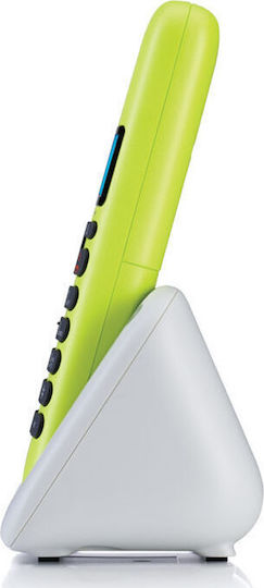 Motorola T301 Ασύρματο Τηλέφωνο με Ελληνικό Μενού Κίτρινο