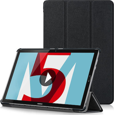 Tri-Fold Flip Cover Synthetic Leather Black (MediaPad M5 10)