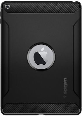Spigen Rugged Armor Back Cover Μαύρο (iPad 2017/2018 9.7")