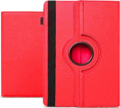 Rotating Flip Cover Synthetic Leather Rotating Red (iPad 2017/2018 9.7")