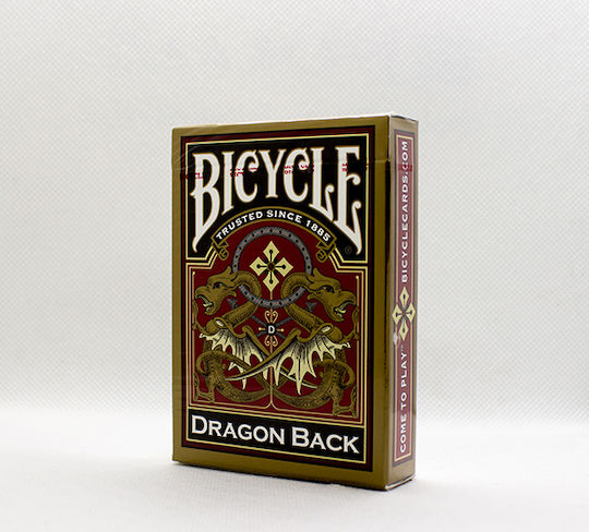 Bicycle Gold Dragon Back Συλλεκτική Τράπουλα Πλαστικοποιημένη