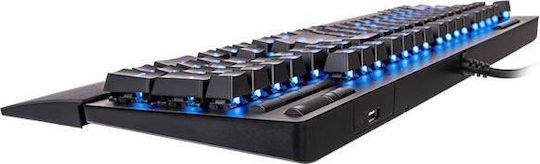 Thermaltake Neptune Pro Blue Gaming Πληκτρολόγιο με TTC Blue διακόπτες και Φωτιζόμενα πλήκτρα (Αγγλικό US)