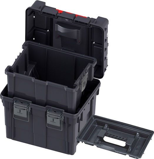 Patrol HD Compact Tool Storage Plastic Wheeled Box W45xD35xH64.5cm 29549474