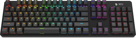 SPC Gear GK540 Magna Gaming Tastatură Mecanică cu Kailh Blue comutatoare și iluminare RGB (Engleză US)