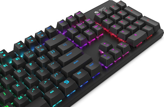 SPC Gear GK540 Magna Gaming Tastatură Mecanică cu Kailh Blue comutatoare și iluminare RGB (Engleză US)
