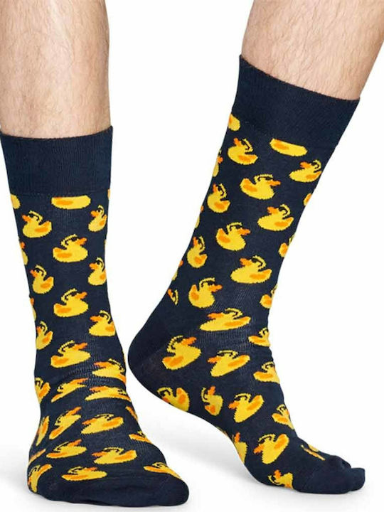 Happy Socks Rubber Duck Bărbați Șosete cu Model Albastre 1Pachet