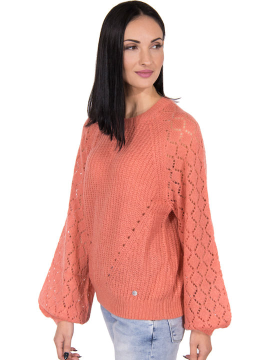 Pepe Jeans Weekgirl Women's Long Sleeve Sweater Dark Blush