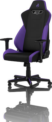 Nitro Concepts S300 Fabric Gaming Chair with Adjustable Arms Purple