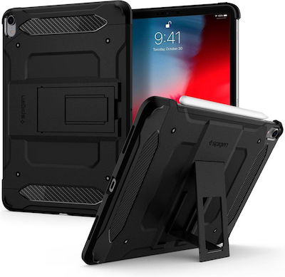 Spigen Tough Armor TECH Umschlag Rückseite Kunststoff Stoßfest Schwarz (iPad Pro 2018 12,9 Zoll) 068CS25203