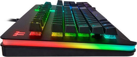 Thermaltake Level 20 RGB Gaming Mechanical Keyboard with Cherry MX Blue switches and RGB lighting (English US)