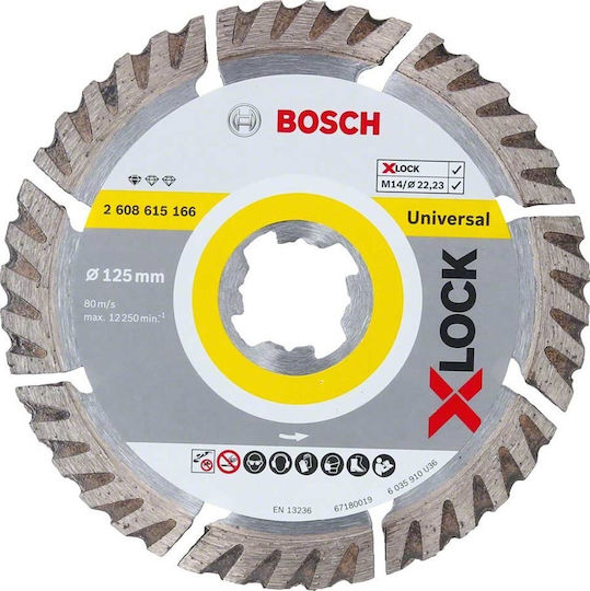 Bosch Δίσκος Κοπής Δομικών Υλικών 125mm
