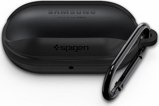 Spigen Liquid Air Hülle Silikon in Schwarz Farbe für Samsung Galaxy Buds / Buds+