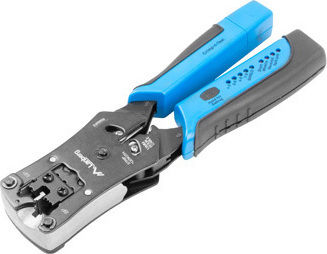 Lanberg Ethernet Internet Cable Crimping Plier RJ12, RJ11, RJ45, RJ10 with Cable Cutter NT-0203
