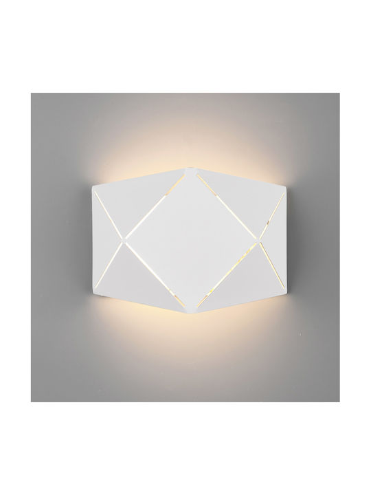 Trio Lighting Zandor Φωτιστικό Τοίχου LED Λευκό 18x13εκ. Trio Lighting Zandor Φωτιστικό Τοίχου LED Λευκό 18x13εκ.