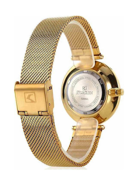 Curren Watch with Gold Metal Bracelet