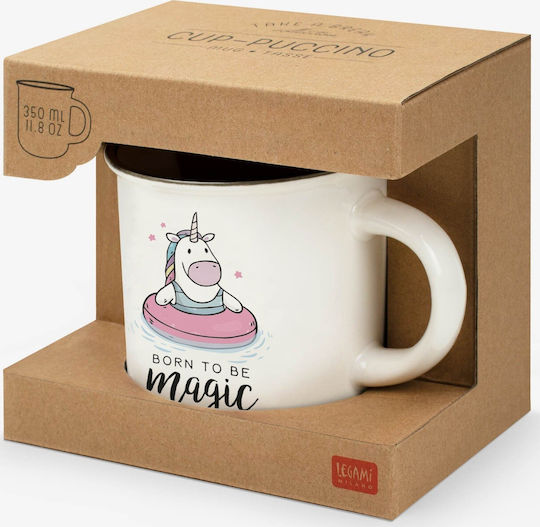 Legami Milano Unicorn Κούπα Κεραμική Λευκή 350ml Legami Milano Unicorn Κούπα Κεραμική Λευκή 350ml