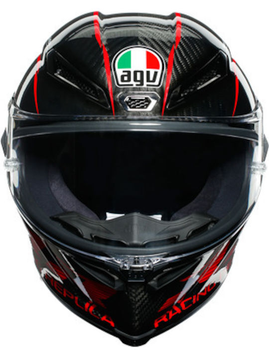 AGV Pista GP RR Multi Scuderia Carbon/White/Red Motorradhelm Volles Gesicht DOT / ECE 22.05 1450gr 216031D2MY-001