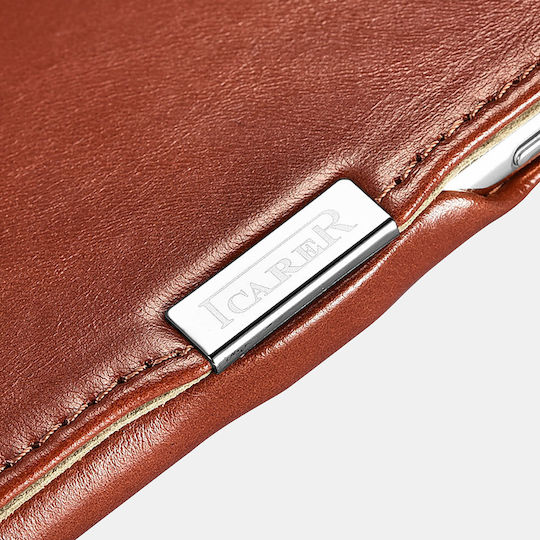 iCarer Vintage Folio Book Δερμάτινο / Δερματίνης Καφέ (iPhone 11 Pro Max)