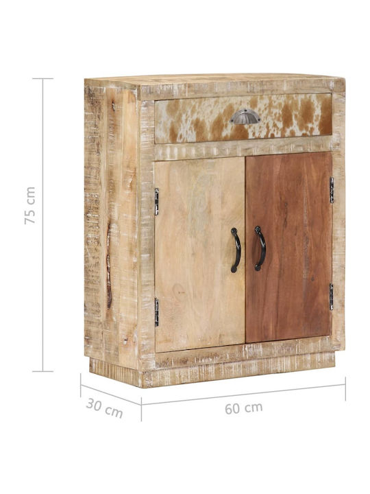 Буфет от Масивно Дърво с Чекмеджета Манго 60x35x75см