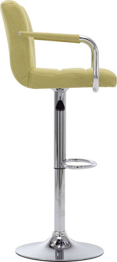 Hocker Bar mit Rückenlehne & Höhenverstellbar Grün 53x52x92cm